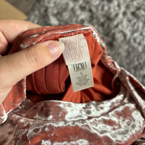 Hot as Hell Crushed Velvet Rose Mini Dress - Picture 3 of 3